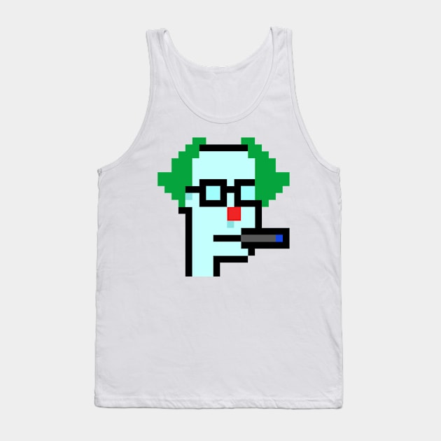 Nft Alien CryptoPunk Tank Top by JelloTees